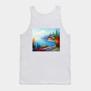 City on the sea coast Tank Top